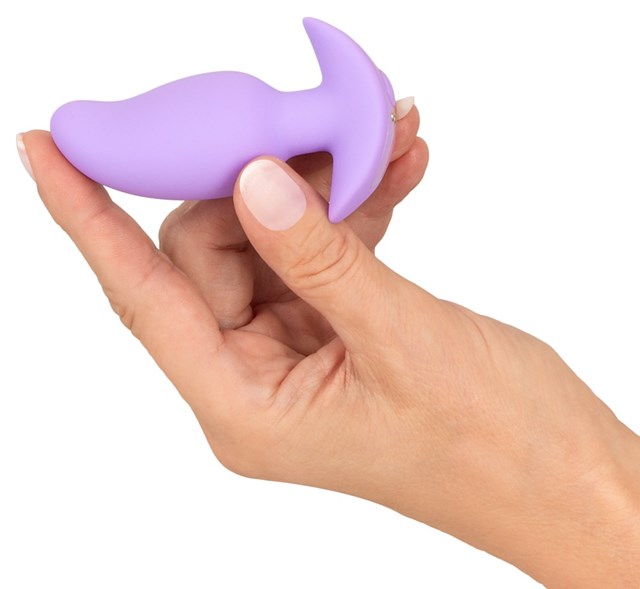 Vibrating Mini Butt Plug Purple