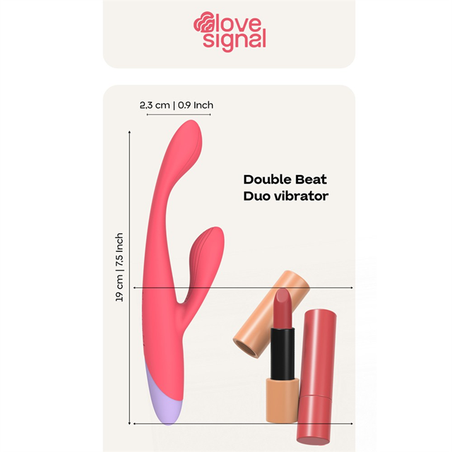 Double Beat Duo Vibrator