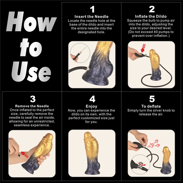 Dual Density Inflatable Dildo Yellow/Blue 21 cm