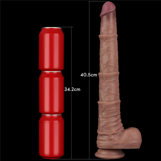 Dual Layered Bendable XXL Cock 40,5 cm