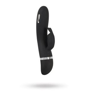 E-stim Rabbit Vibrator - Black