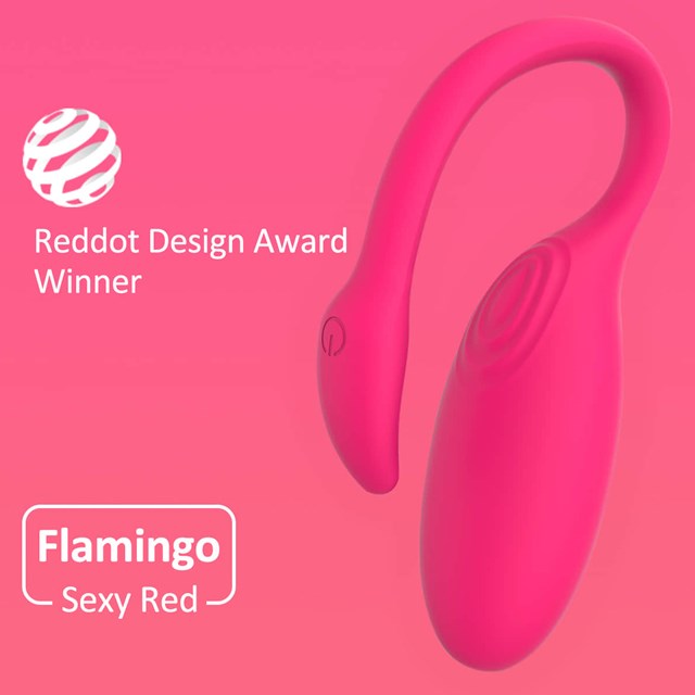 FLAMINGO VIBRATING EGG WITH APP CONTROL