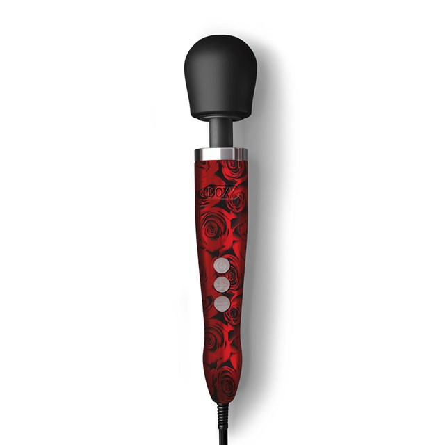 DOXY - DIE CAST WAND MASSAGER ROSE PATTERN