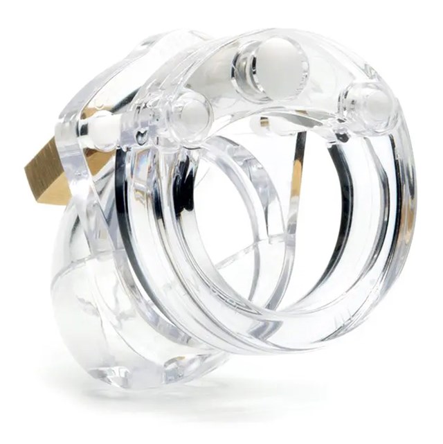 CB-X - MINI ME CHASTITY COCK CAGE CLEAR