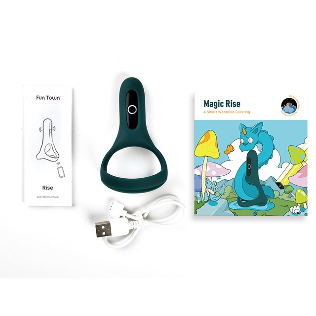 MAGIC RISE – SMART WEARABLE COCKRING – GREEN