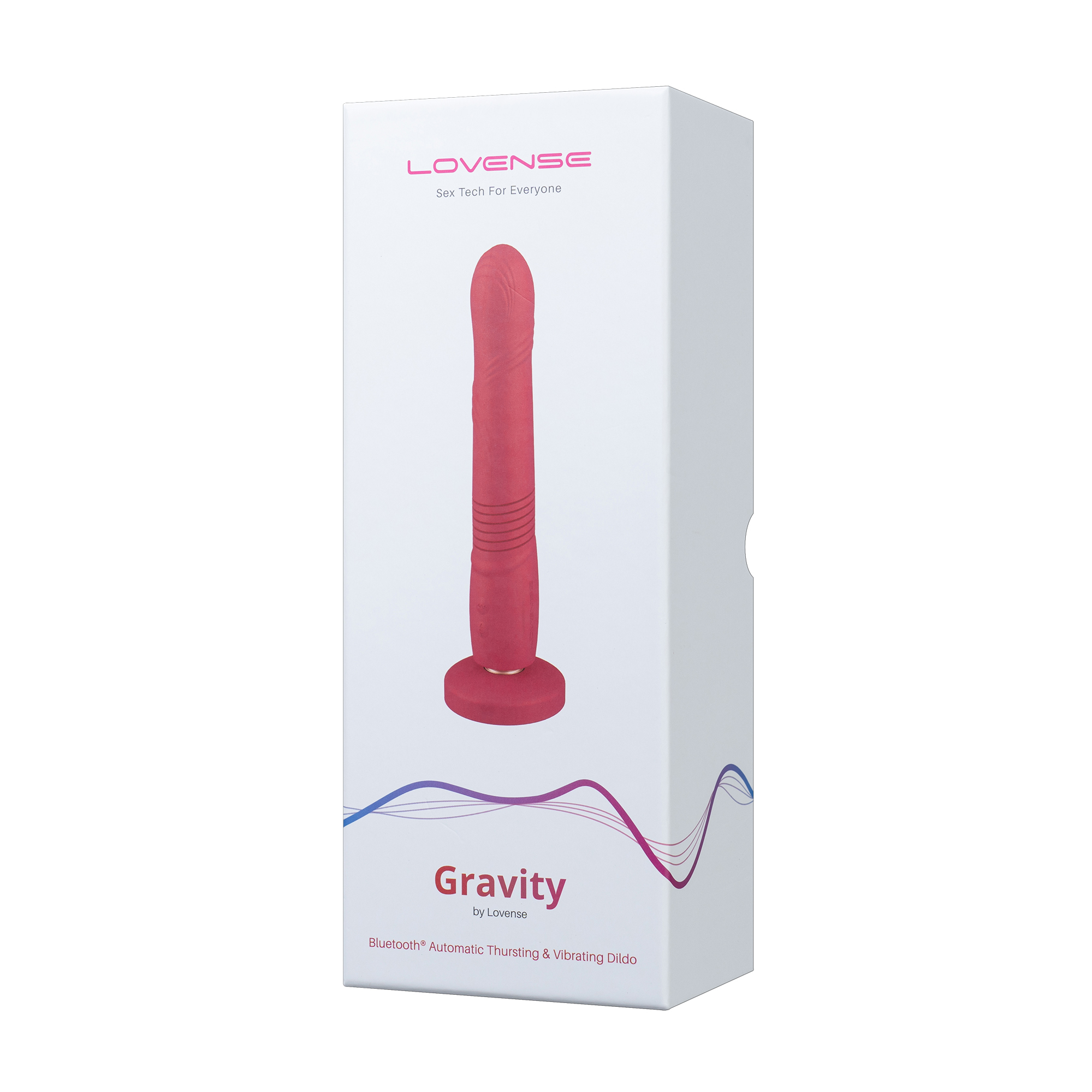 GRAVITY THRUSTING DILDO - red