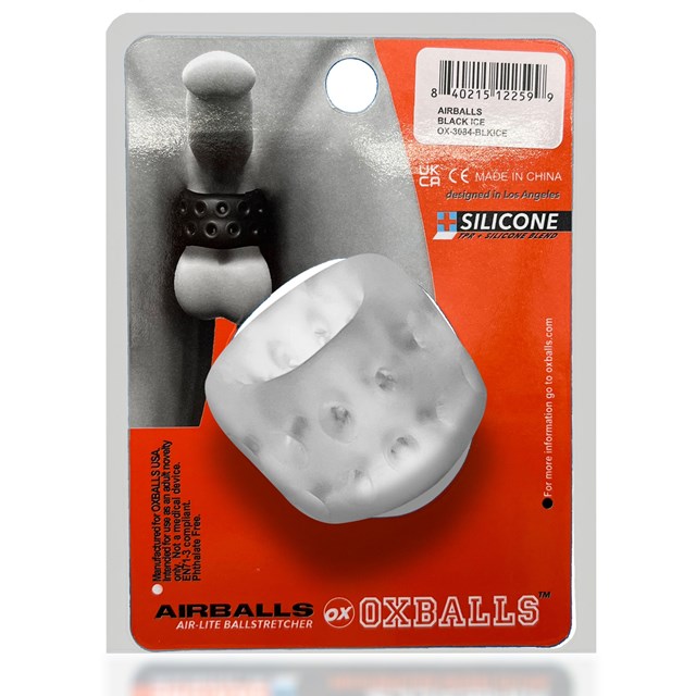 OXBALLS AIRBALLS AIR-LITE BALL STRETCHER CLEAR