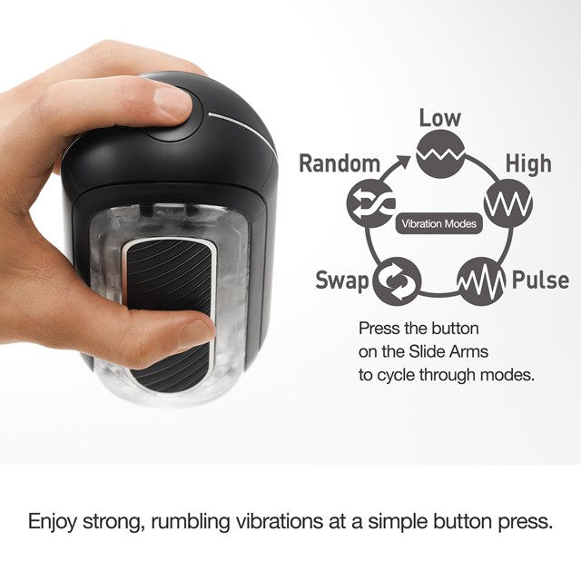 FLIP ZERO GRAVITY ELECTRONIC VIBRATION BLACK