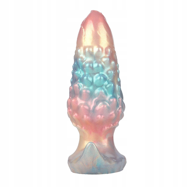 Ebon Leviathan Rippled Monster Silicone Dildo 18 cm