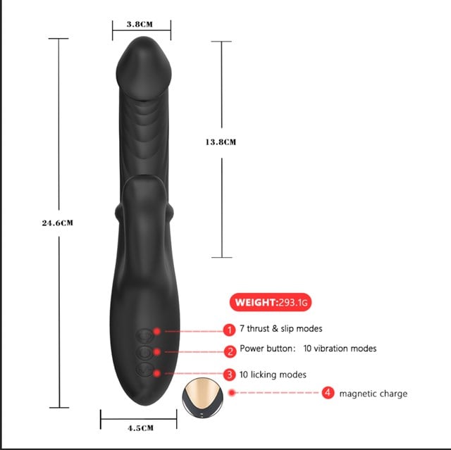 Envy Licking & Thrusting Vibrator