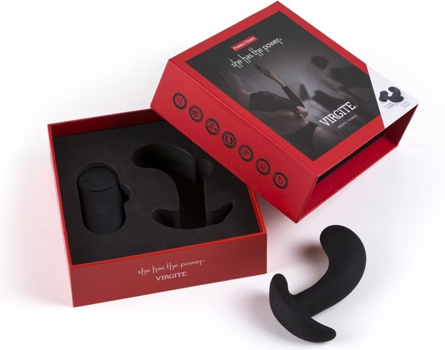 Ergonomic Prostate Vibrator With Remote
