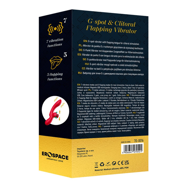 G-spot Vibrator With Moving Tongue