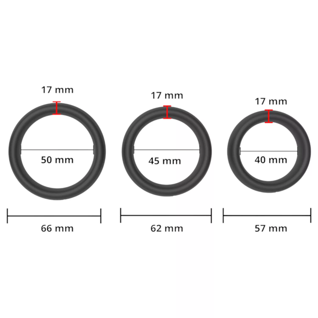 Set Of 3 Cock Rings