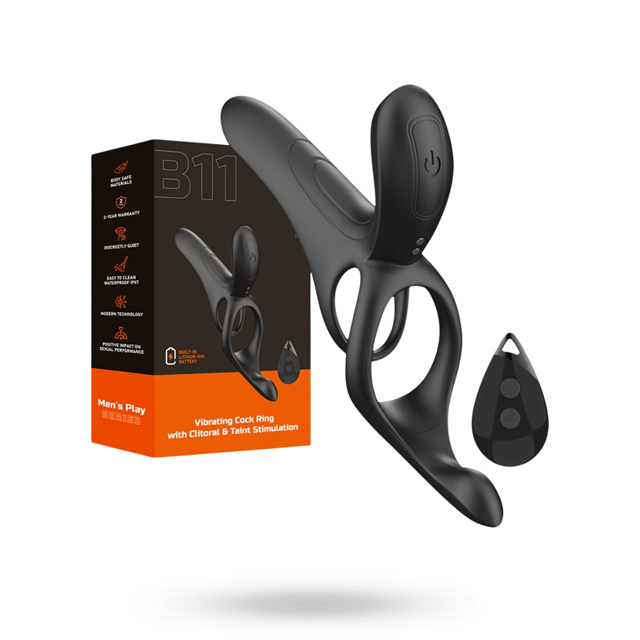 Vibrating Cock Ring With Clitoral Stimulation