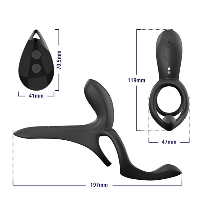 Vibrating Cock Ring With Clitoral Stimulation