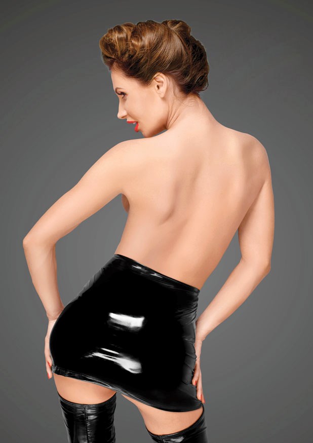 PVC Minihame vetoketjulla selässä