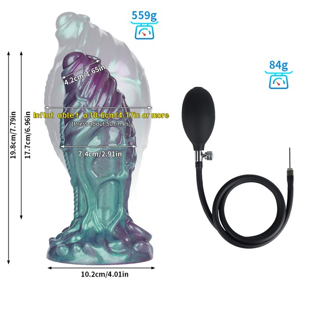 Fantasy Beast Inflatable Butt Plug 20 cm