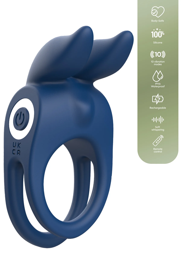 Fierce Rabbit Ring Vibrating + Remote