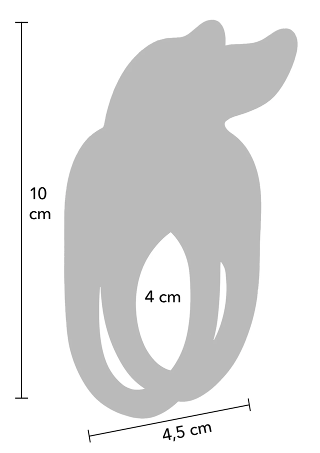 Fierce Rabbit Ring Vibrating + Remote