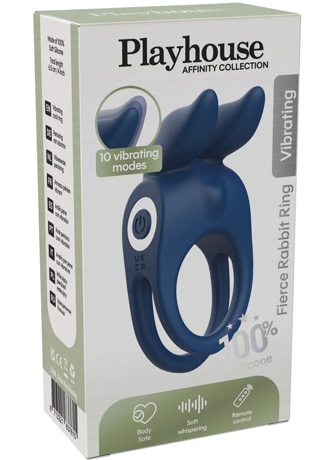 Fierce Rabbit Ring Vibrating + Remote