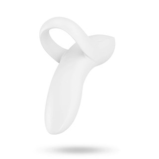 Satisfyer Bold Lover Finger Vibrator - White