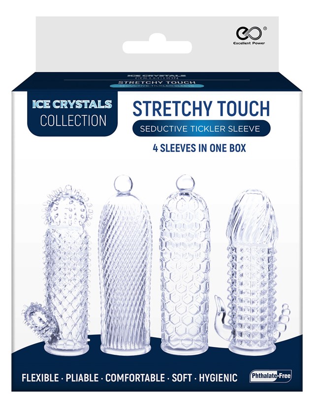 Stretchy Touch 4x Tickler Sleeve Set
