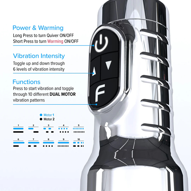 Quiver – Rechargeable Vibrating Stroker