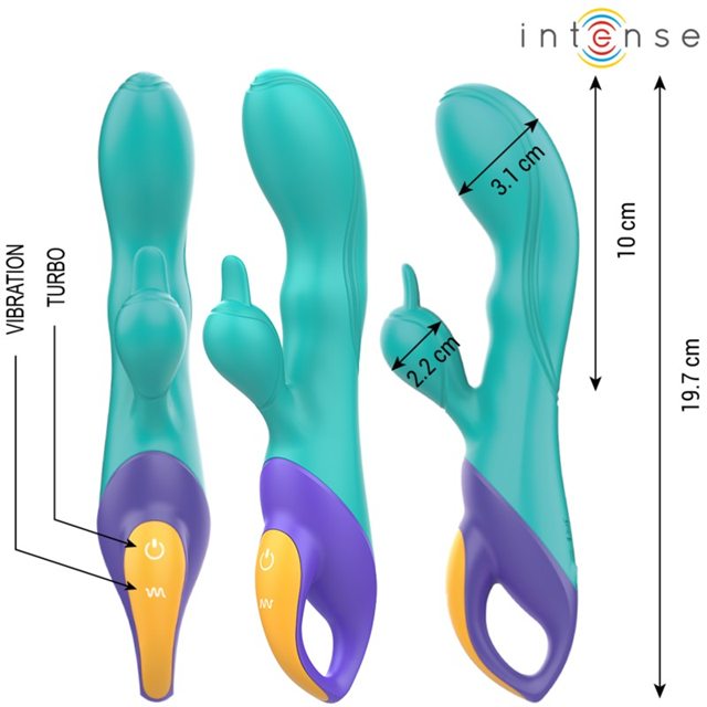 Fred Rabbit Vibrator Blue