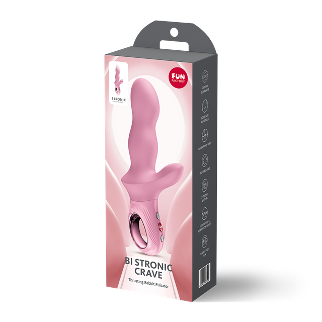 Bi Stronic Crave Thrusting Rabbit Pulsator Rosé