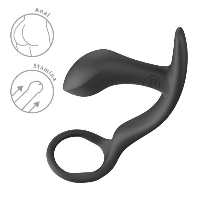 Bootie Ring Anal Plug Black