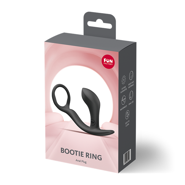 Bootie Ring Anal Plug Black