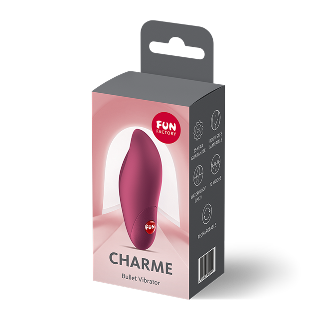 Charme Bullet Vibrator Wine Red