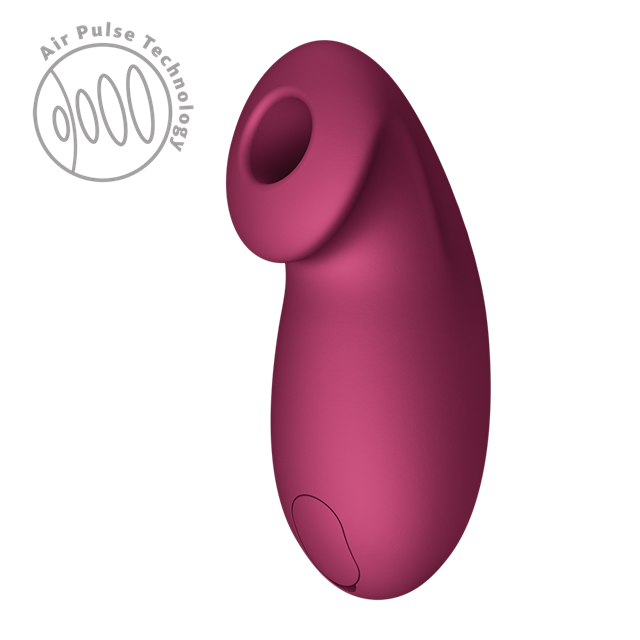 Desire Air Pulse Vibrator Wine Red