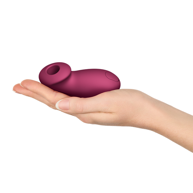Desire Air Pulse Vibrator Wine Red