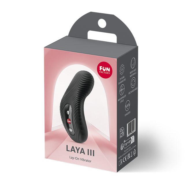 Laya III Lay-On Vibrator Black