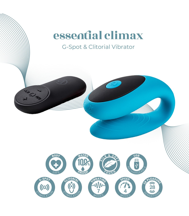 G-spot & Clitorial Vibrator Blue