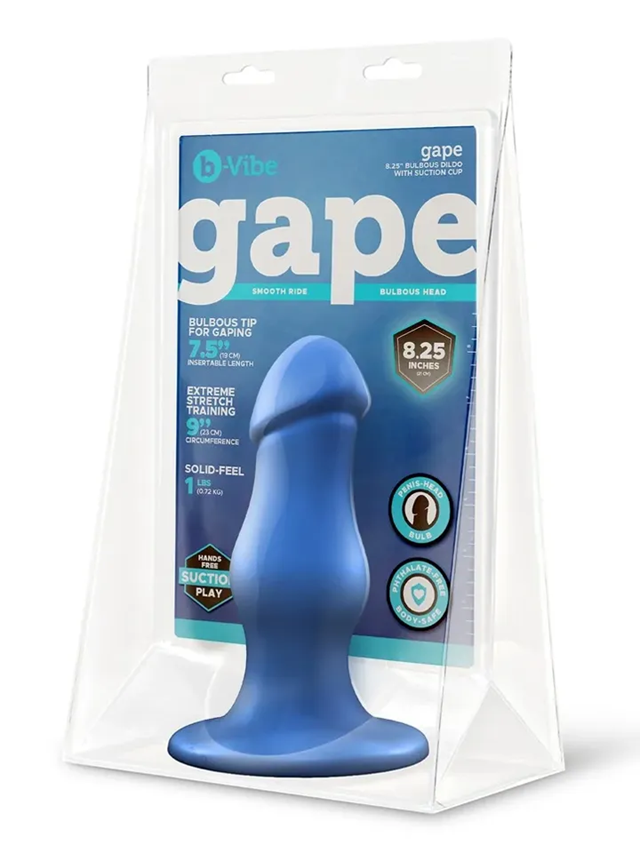 Gape Bulbous Dildo With Suction Cup