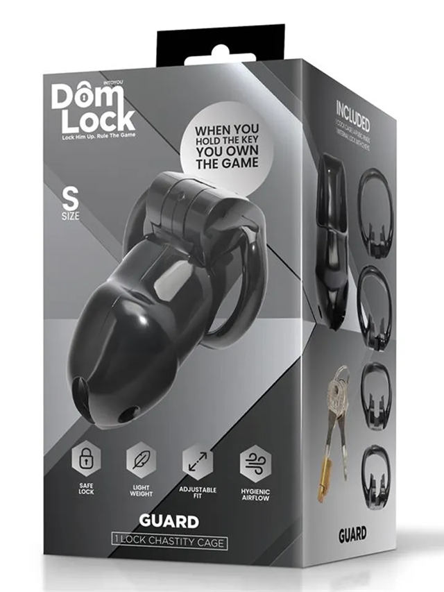 Guard Chastity Cage With Internal Lock Small