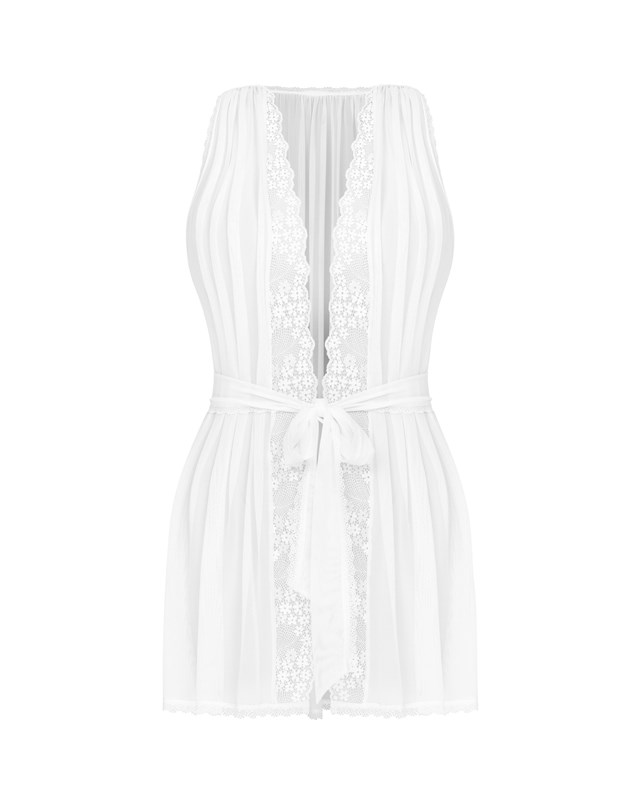 HEAVENLLY  - SEE-THROUGH, WHITE PEIGNOIR