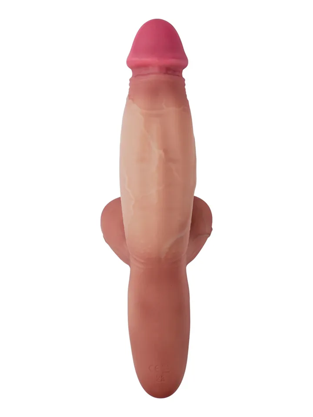 Heavy Hitter Vibrating Dildo Liquid Silicone
