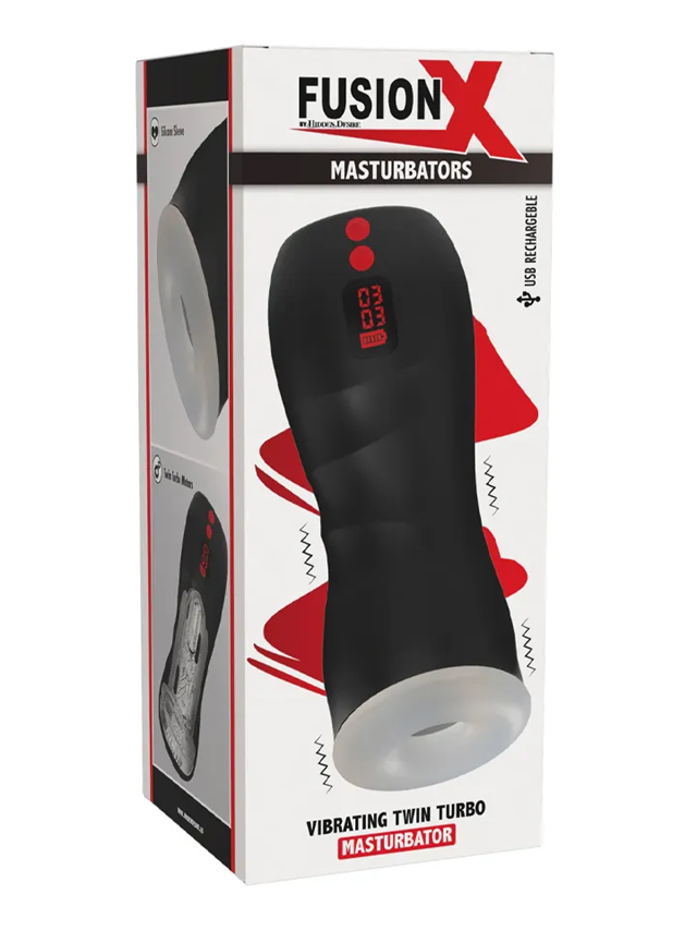 Vibrating Twin Turbo Masturbator
