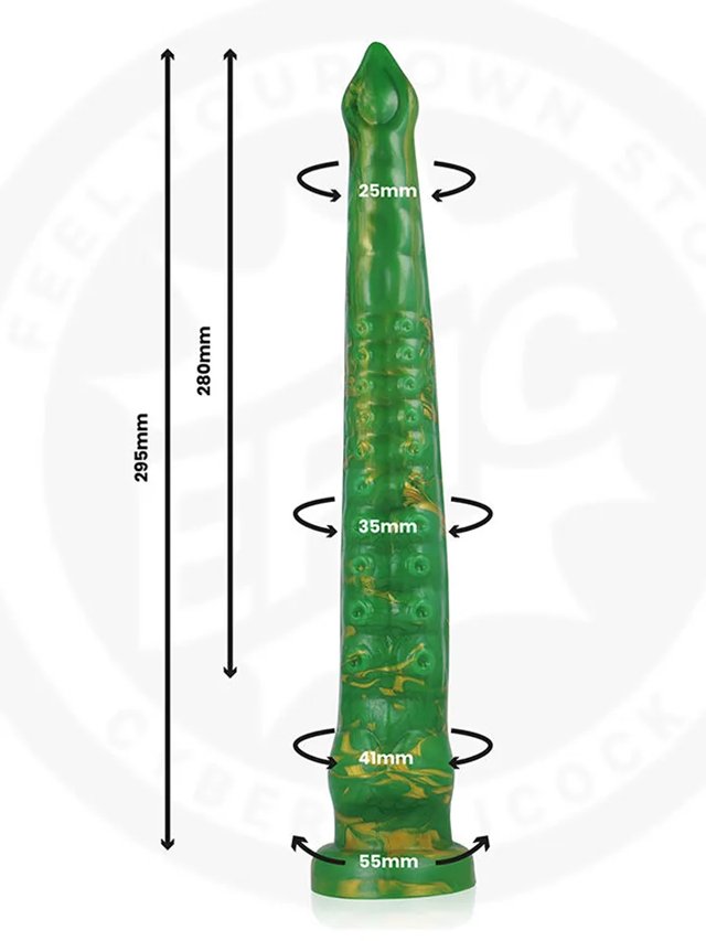Hylos Green Flash Dildo 29,5 cmHylos Green Flash Dildo 29,5 cm