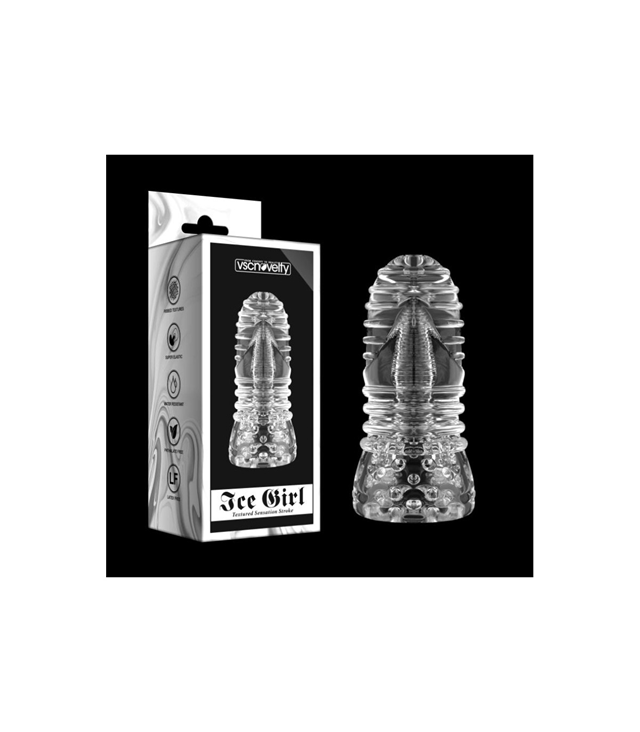 Ice Girl Clear Conical Masturbator
