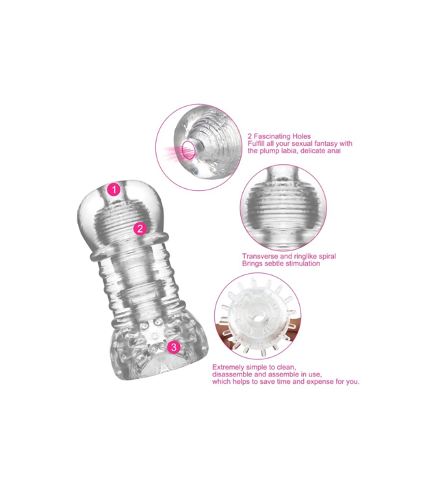 Ice Girl Waves Clear Circles Masturbator