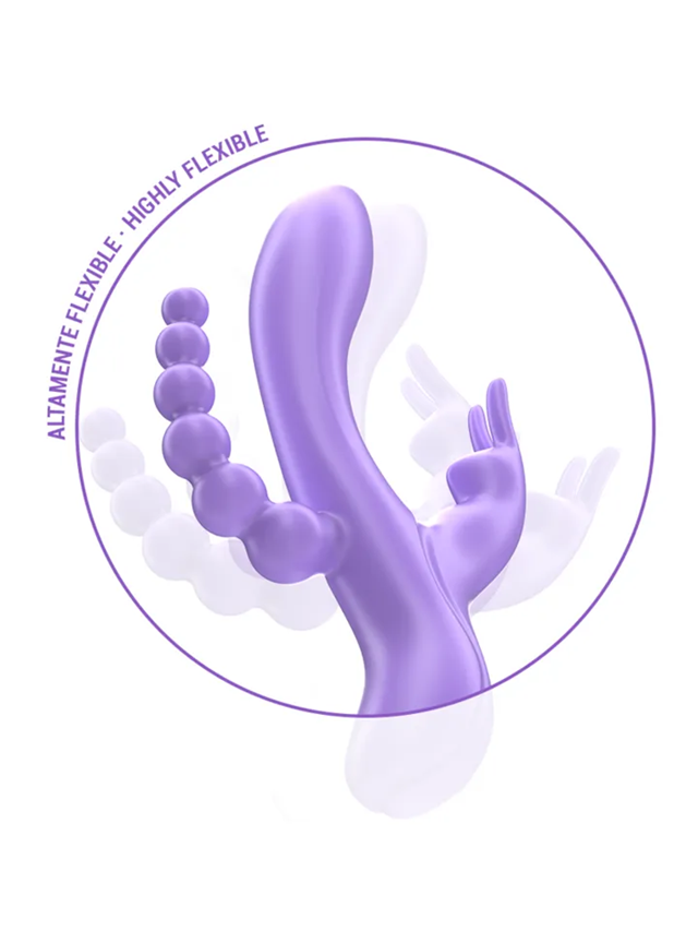 Miko Triple Vibrator Rabbit & Stimulator & Anal