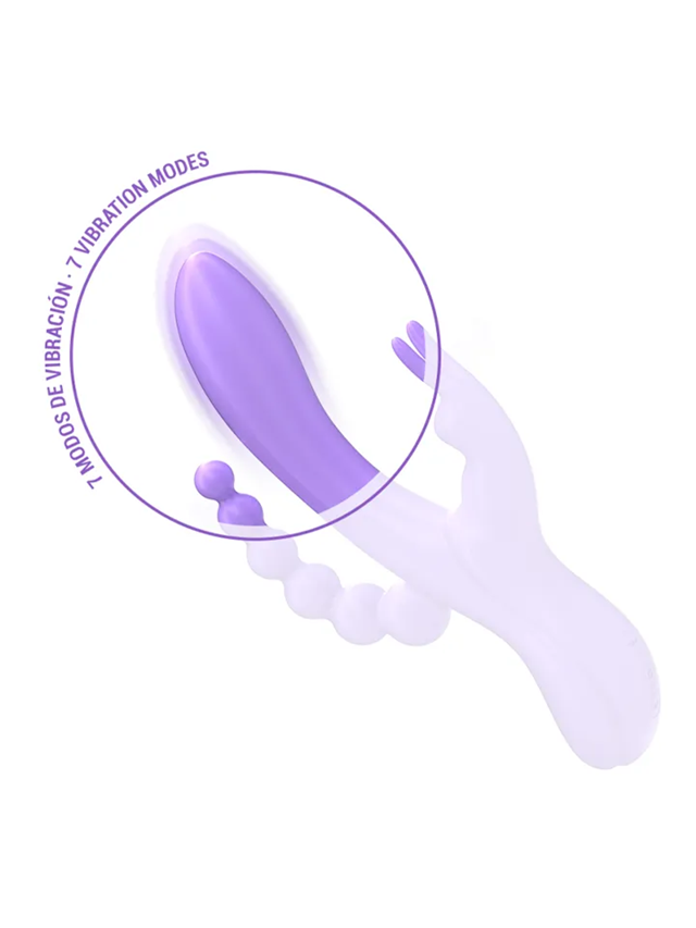 Miko Triple Vibrator Rabbit & Stimulator & Anal