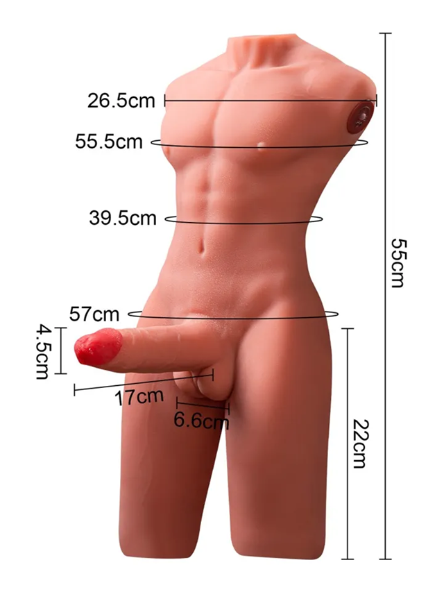 Jason Body Ass Masturbator & Thrusting Dildo