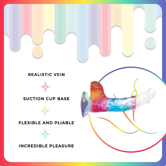 Jellildo Dildo With Balls Multi