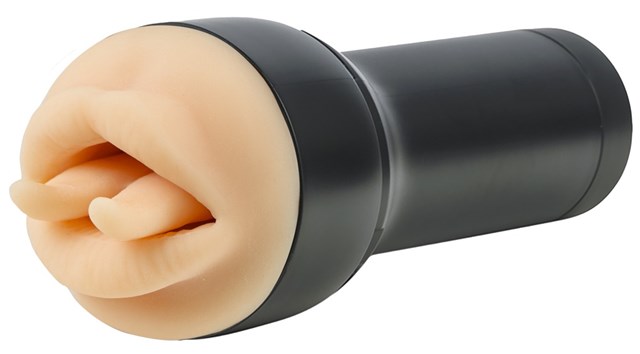 Kiiroo Feel Stroker - Leigh Raven Mouth