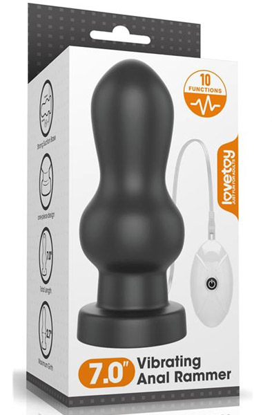 King Sized Vibrating Anal Rammer 18cm